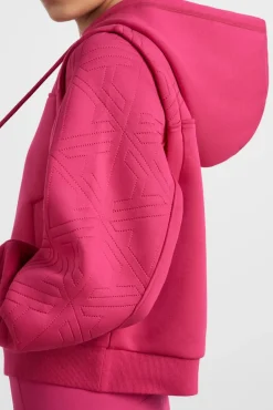 Quilted Logo Scuba Hoodie 418