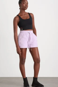 Quilted Logo Spray Shorts 623