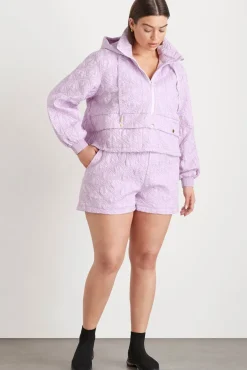 Quilted Logo Spray Shorts 623