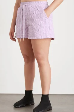 Quilted Logo Spray Shorts 623