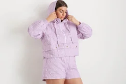 Quilted Logo Spray Shorts 623