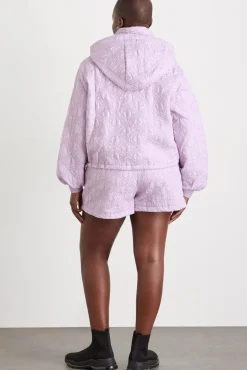 Quilted Logo Spray Shorts 623