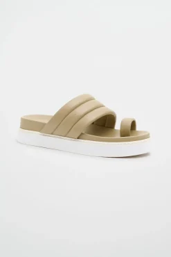 Quilted Platform Slide 915