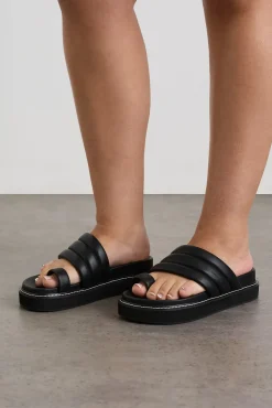 Quilted Platform Slide 915