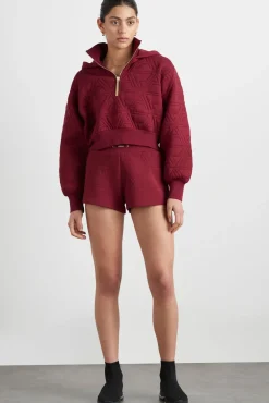 Quilted Scuba Hoodie 729