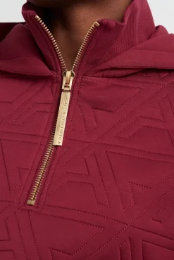 Quilted Scuba Hoodie 729