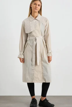 Quilted Storm Flap Trench 703