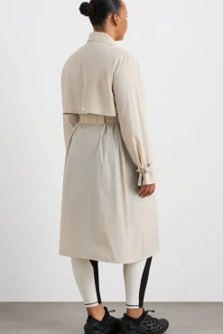 Quilted Storm Flap Trench 703