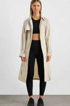 Quilted Storm Flap Trench 703