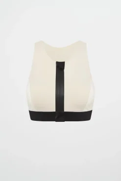 Quilted Zip Front Bra 304