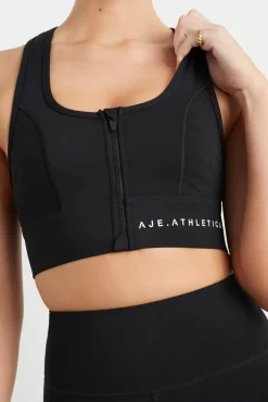 Quilted Zip Front Bra 329