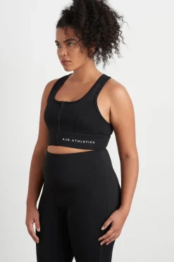 Quilted Zip Front Bra 329