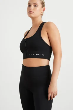 Quilted Zip Front Bra 329