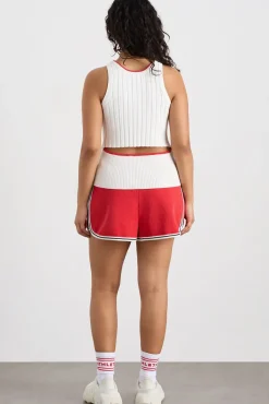 Racer Split Knit Top 107