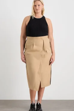 Racer Split Knit Top 107