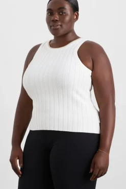 Racer Split Knit Top 107