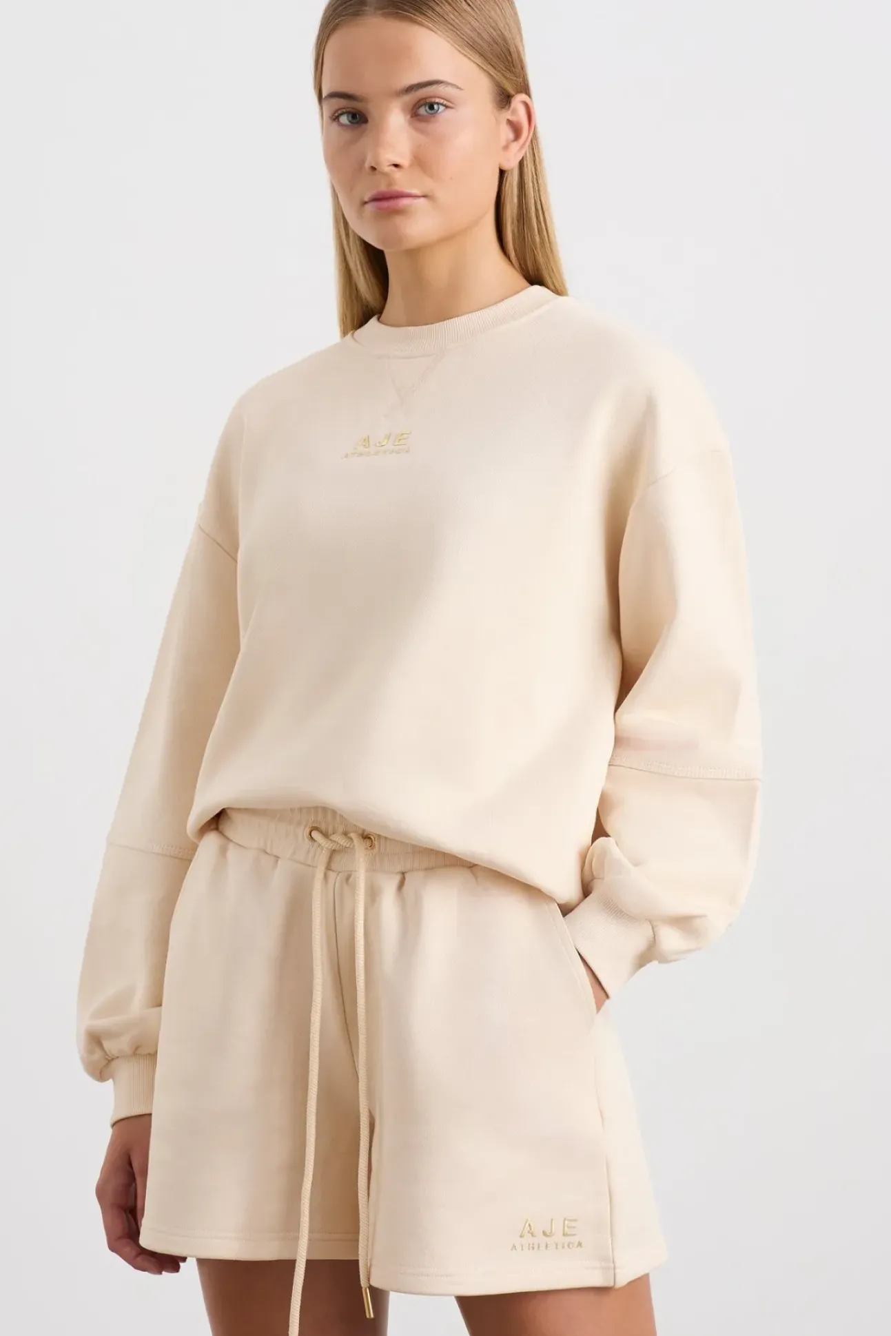 Relaxed Logo Crew Jumper 417