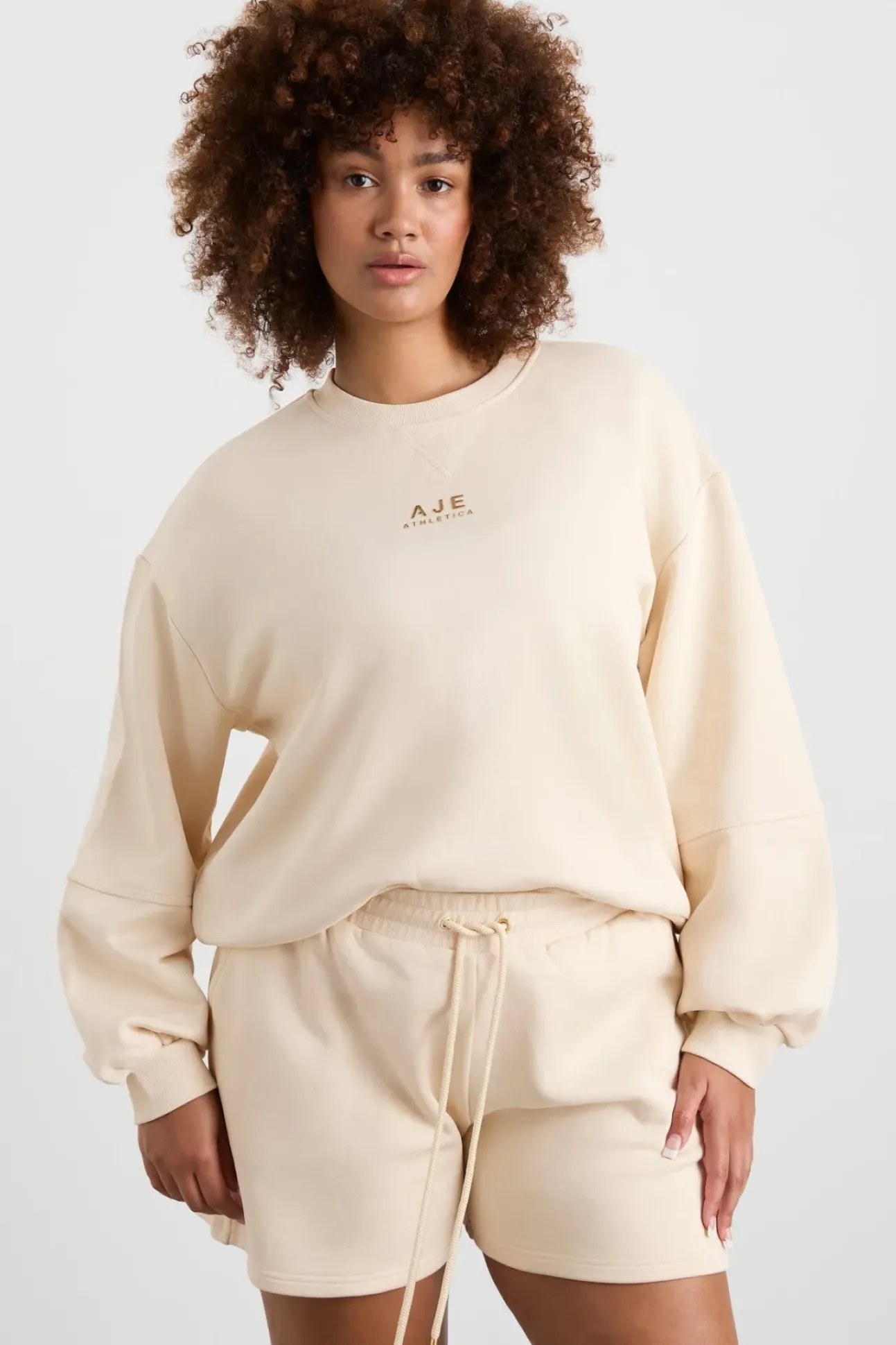 Relaxed Logo Crew Jumper 417