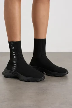 Rib Knit Sock Sneaker 914