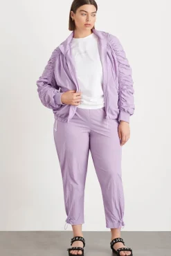 Ruched Hood Spray Jacket 736