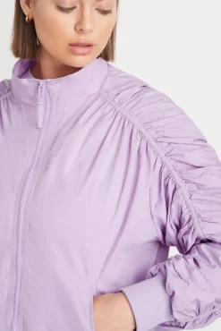Ruched Hood Spray Jacket 736
