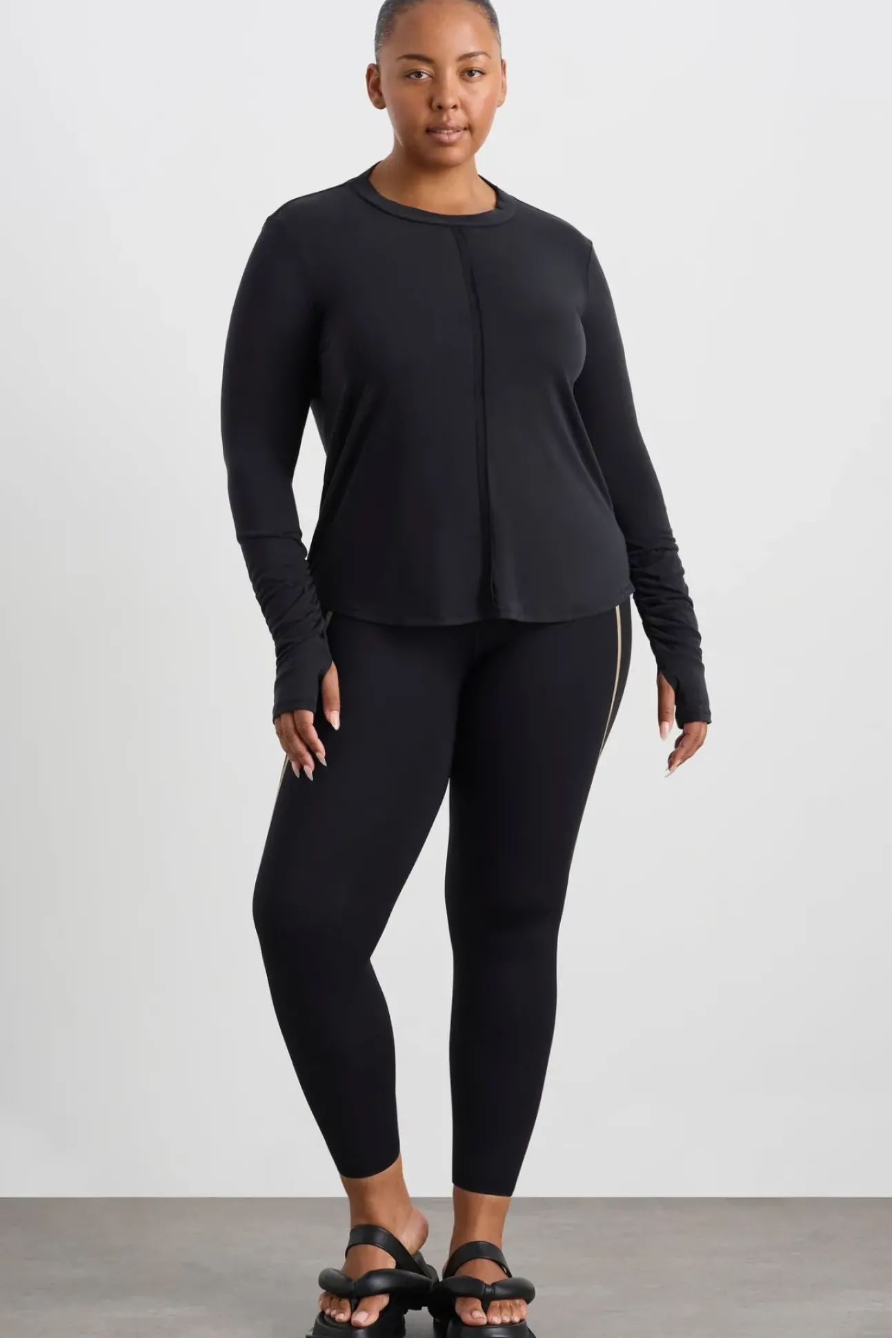 Ruched Long Sleeve Top 153