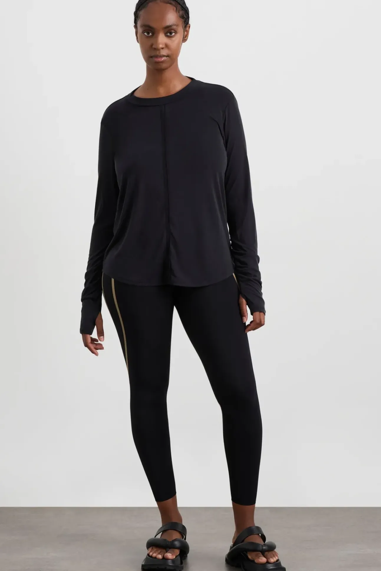 Ruched Long Sleeve Top 153