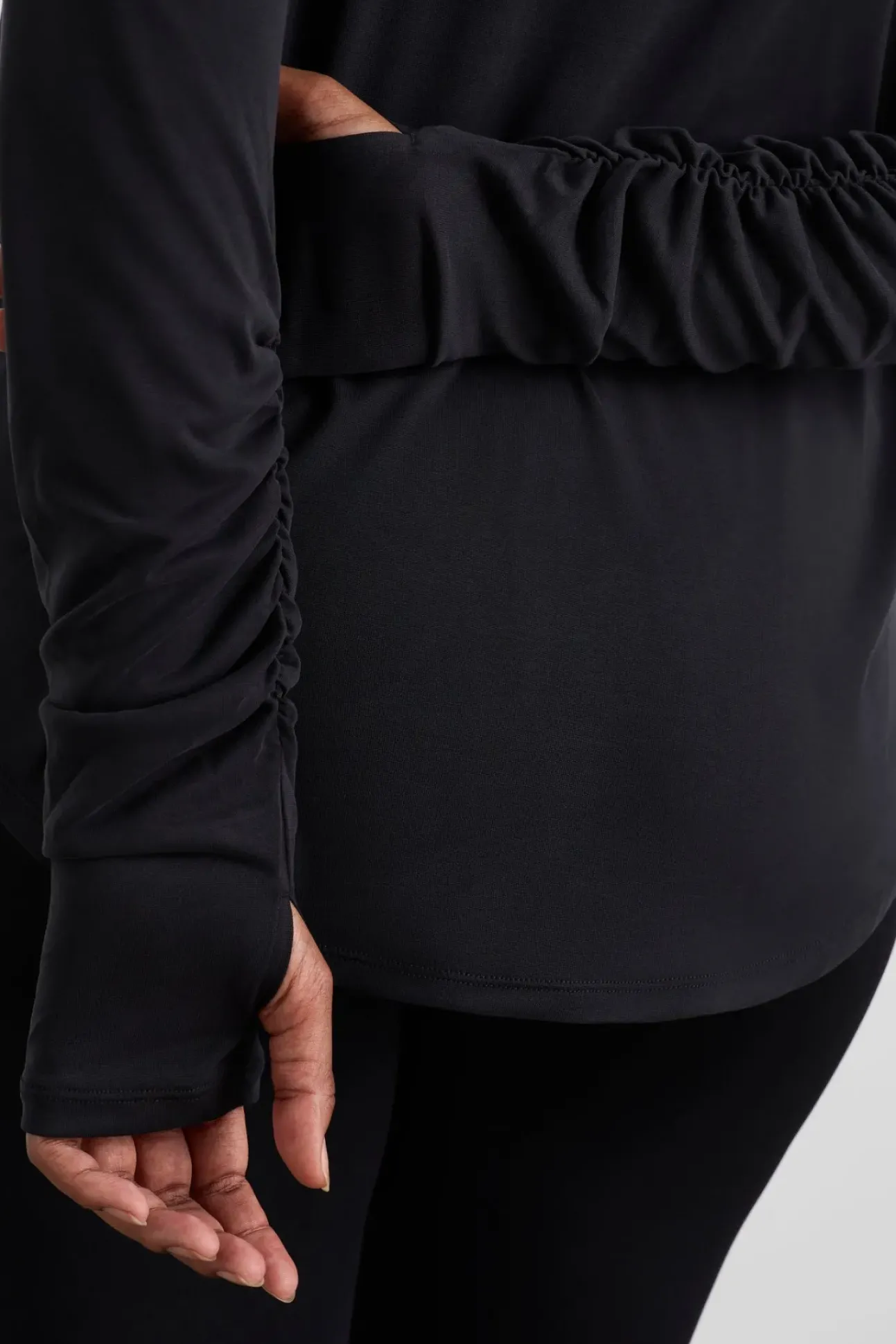 Ruched Long Sleeve Top 153