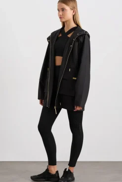 Ruched Longline Parka 767