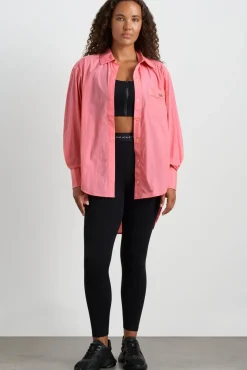 Side Split Windbreaker Shirt 406