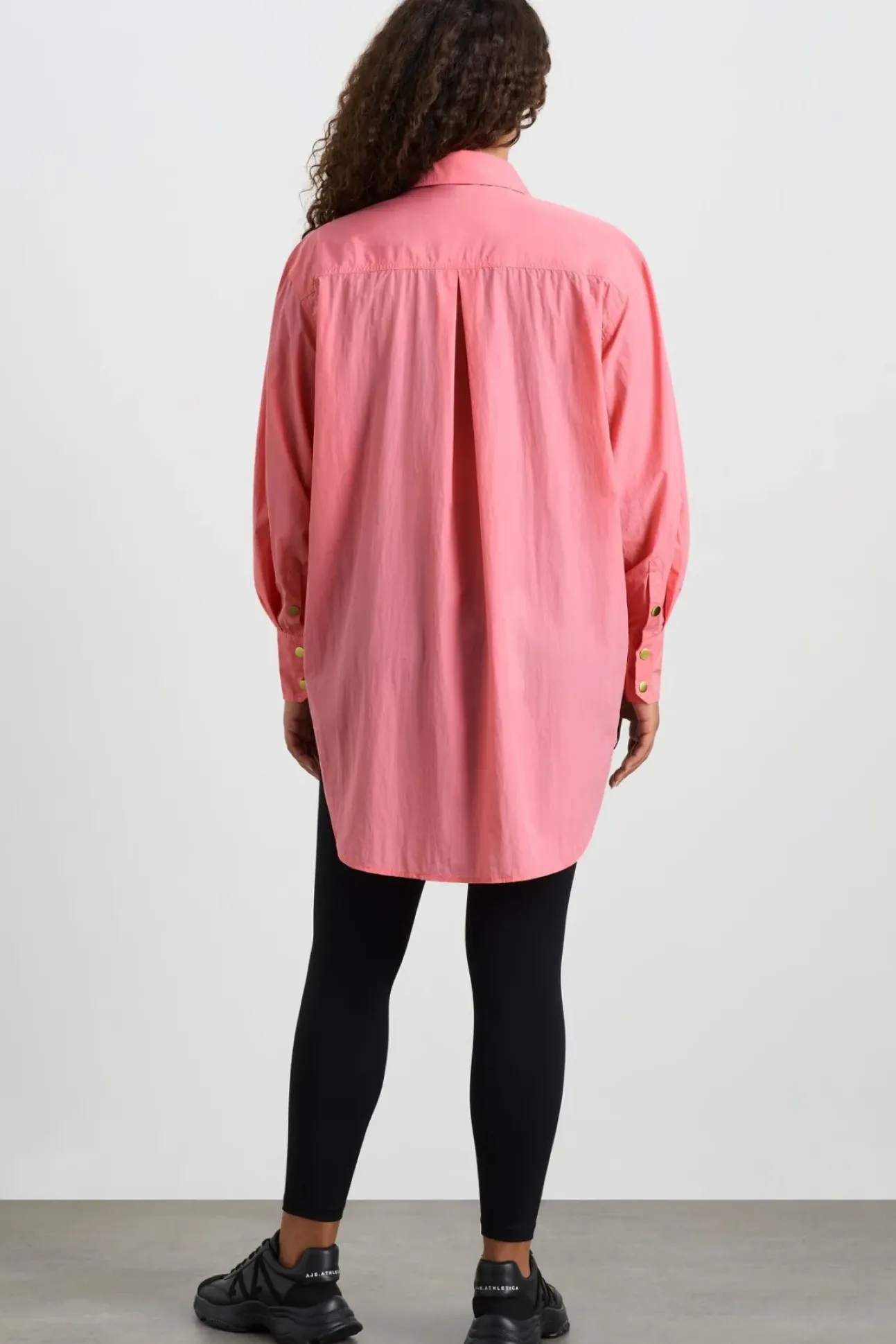 Side Split Windbreaker Shirt 406