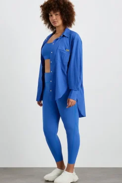 Side Split Windbreaker Shirt 406