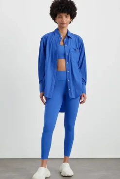 Side Split Windbreaker Shirt 406