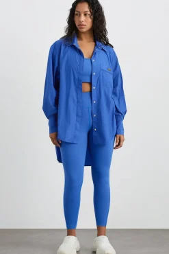 Side Split Windbreaker Shirt 406