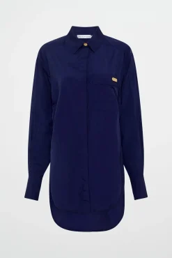 Side Split Windbreaker Shirt 406