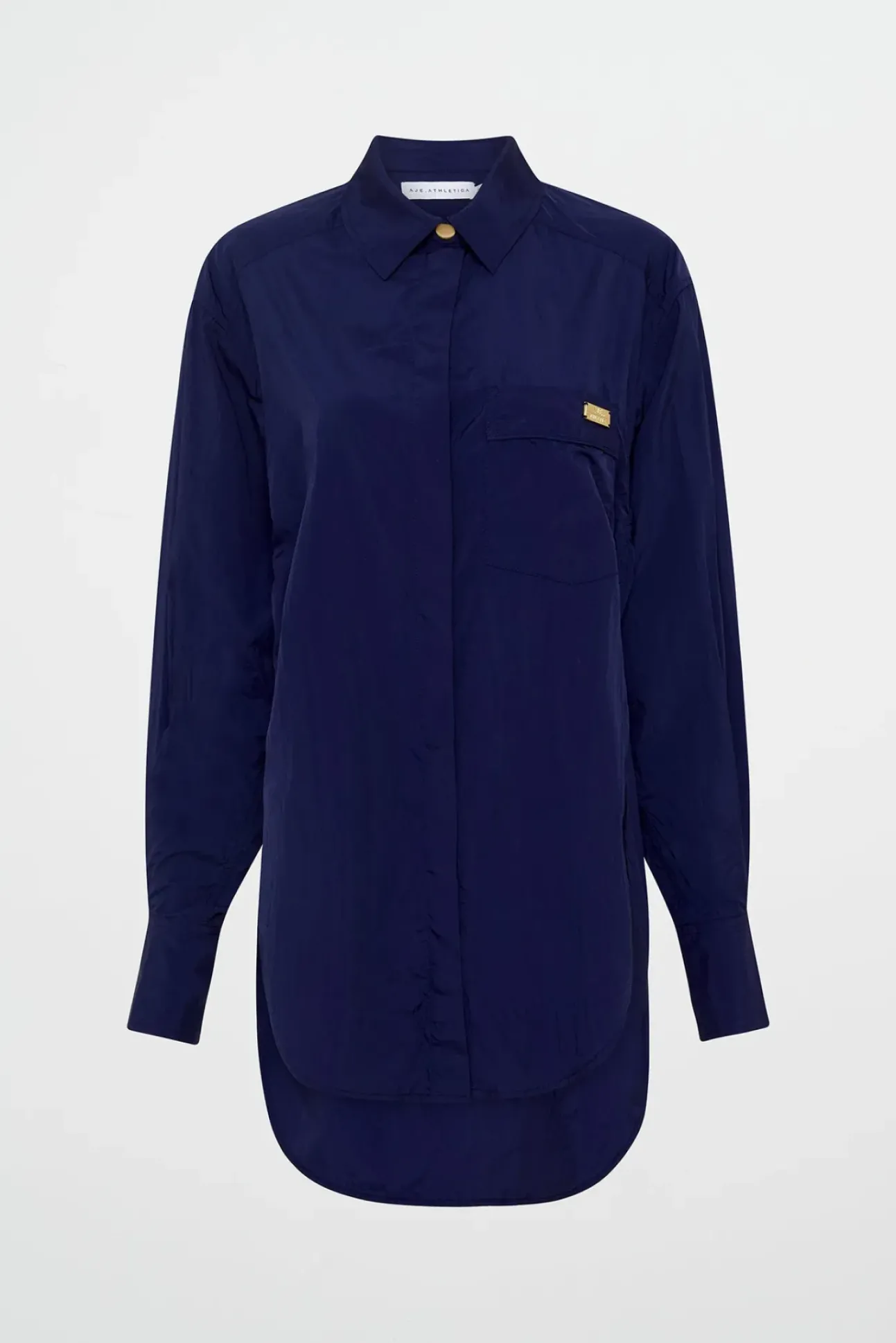 Side Split Windbreaker Shirt 406