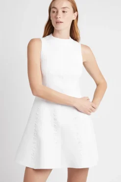 Signature Logo Spacer Knit Mini Dress 802