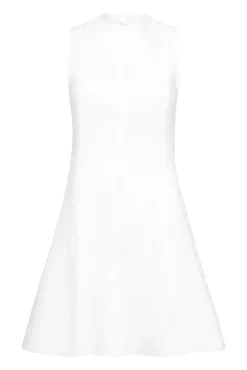 Signature Logo Spacer Knit Mini Dress 802