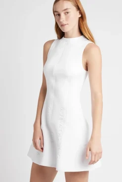 Signature Logo Spacer Knit Mini Dress 802