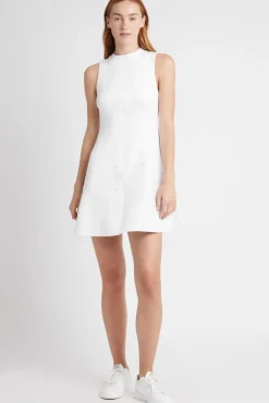 Signature Logo Spacer Knit Mini Dress 802