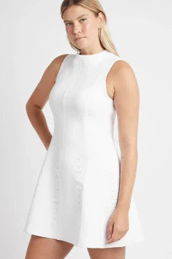 Signature Logo Spacer Knit Mini Dress 802