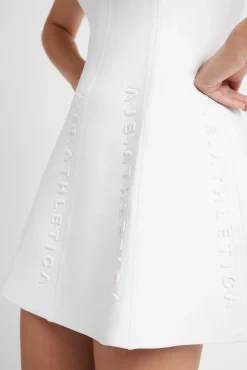 Signature Logo Spacer Knit Mini Dress 802