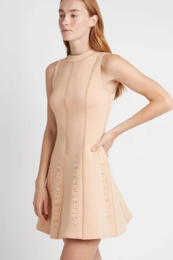 Signature Logo Spacer Knit Mini Dress 802