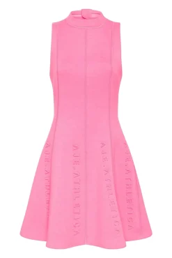 Signature Logo Spacer Knit Mini Dress 802