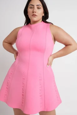 Signature Logo Spacer Knit Mini Dress 802