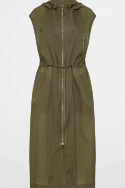 Sleeveless Hooded Trench 783