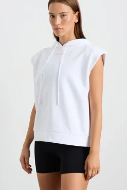 Sleeveless Logo Hoodie 402