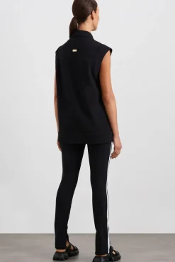 Sleeveless Waffle Jacket 785