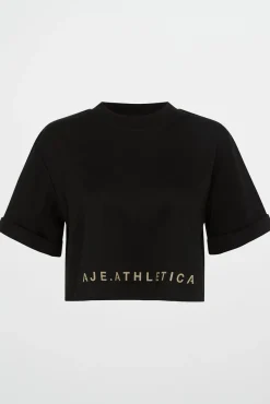 Split Back Crop Tee 114