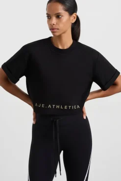 Split Back Crop Tee 114